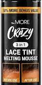 Crazy 3 in 1 Lace Tint Melting Mousse Med Br 6.76oz