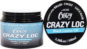 Crazy Braiding Gel Black Castor Oil 3.38oz