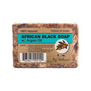 African Black Soap 3.5 oz Argan Oil