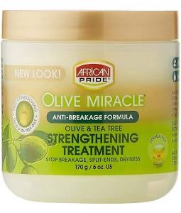 African Pride Olive Miracle streng treat  6 oz