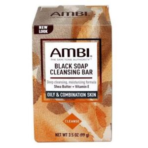 Ambi Bar Soap 3.5 oz Black Soap Cleansing Bar
