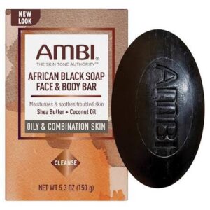 Ambi Bar Soap 5.3 oz African Black Soap Face & Body Bar