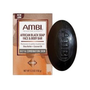 Ambi Bar Soap 5.3 oz Black Soap Cleansing Bar